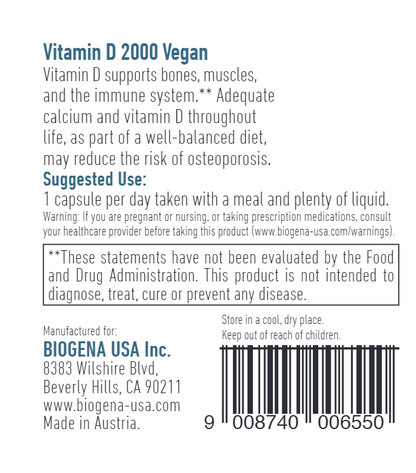 Vitamin D 2000 Vegan