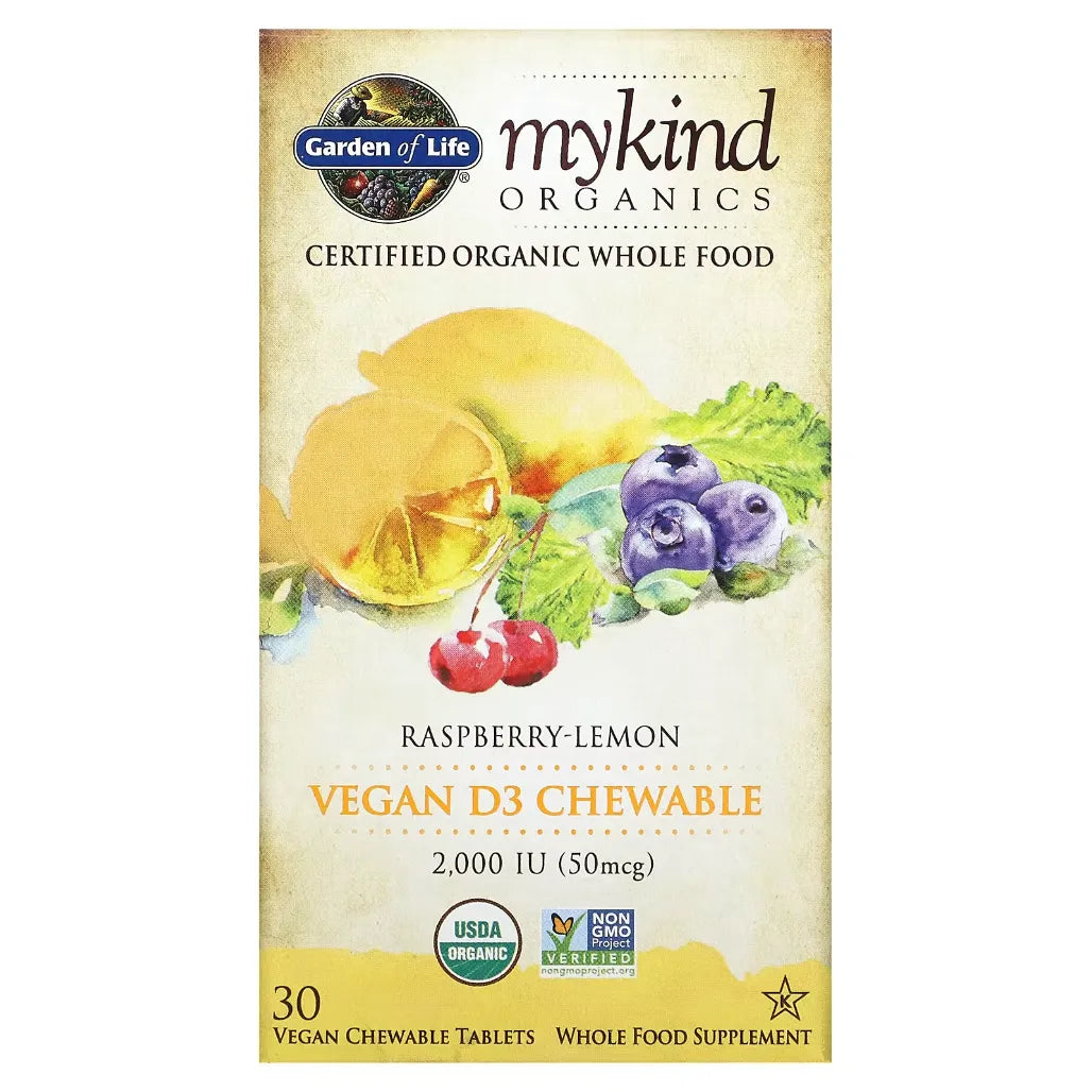 mykind Organics 2000 IU Vegan D3 Garden of life