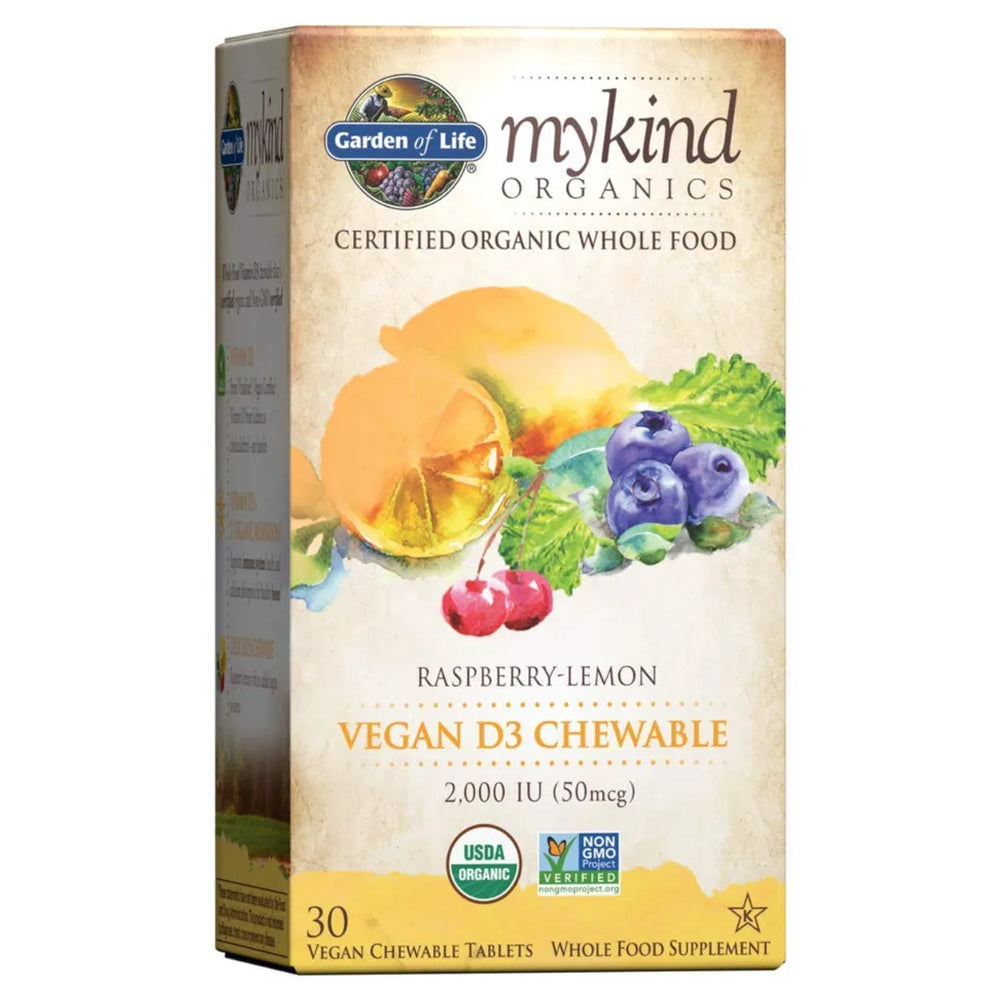 mykind Organics Vegan D3 Raspberry-Lemon Garden of Life