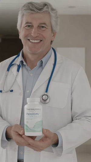 Theralogix Prosteon Bone Health Supplement – comprehensive mineral-vitamin complex supporting bone strength, density and mineralisation.