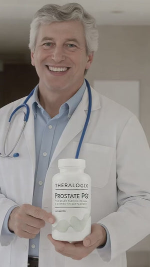 Prostate health supplement with rye grass flower pollen extract and quercetin capsules