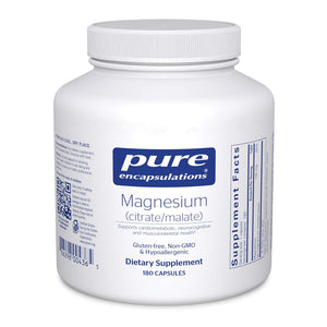 Pure Encapsulations Magnesium Citrate/Malate 180 Capsules