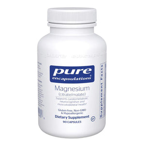 Pure Encapsulations Magnesium Citrate/Malate 90 Capsules