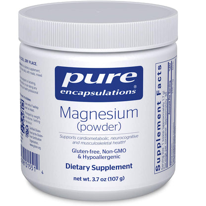 Pure Encapsulations Magnesium powder bottle