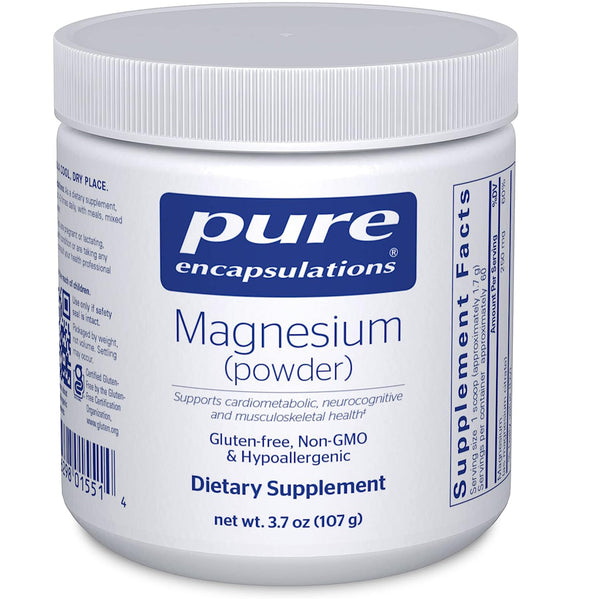 Pure Encapsulations Magnesium powder bottle