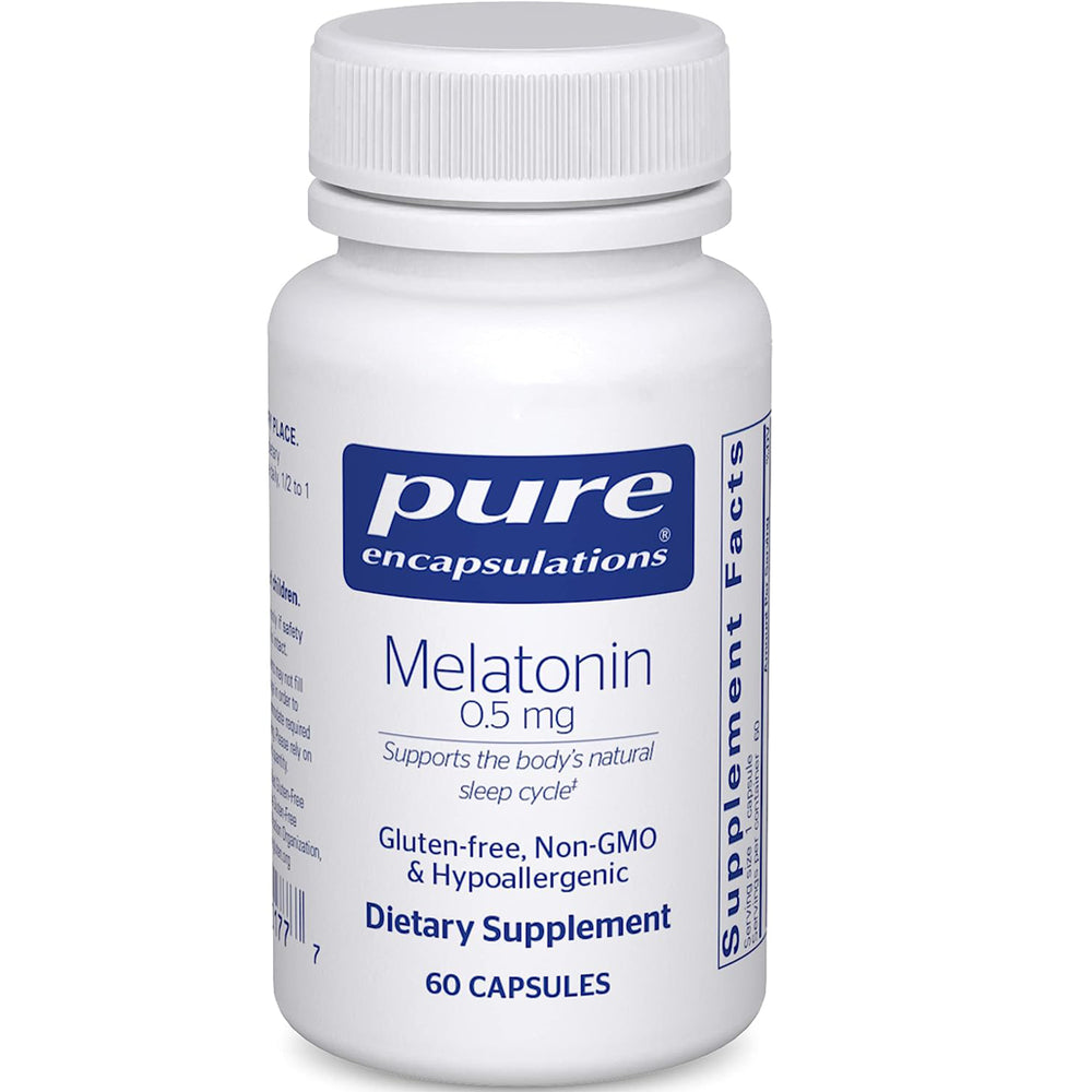Pure Encapsulations Melatonin 0.5mg 60 Capsules