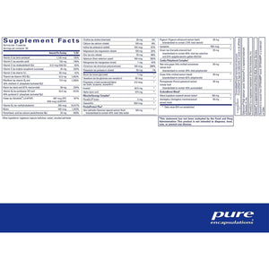 Pure Encapsulations Men's Nutrients supplements facts