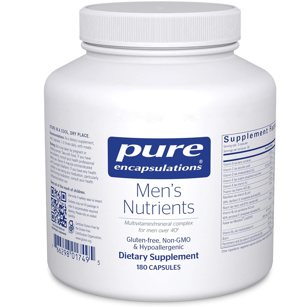 Pure Encapsulations Men's Nutrients 180 Capsules