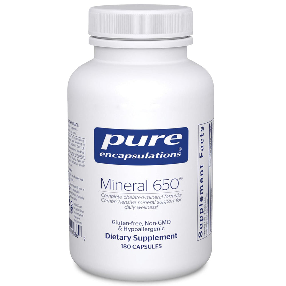 Pure Encapsulations Mineral 650 bottle