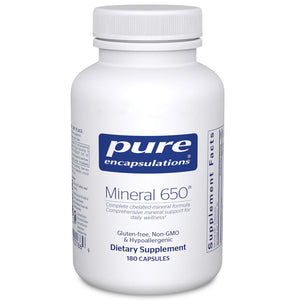 Pure Encapsulations Mineral 650 bottle