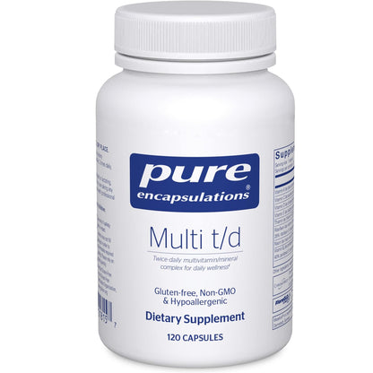 multi t/d by pure encapsulations - 120 capsules 