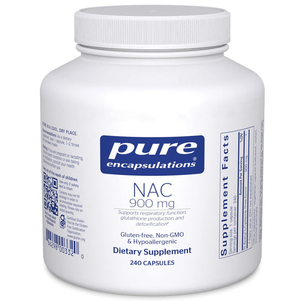 Pure Encapsulations NAC 900mg 240 Capsules
