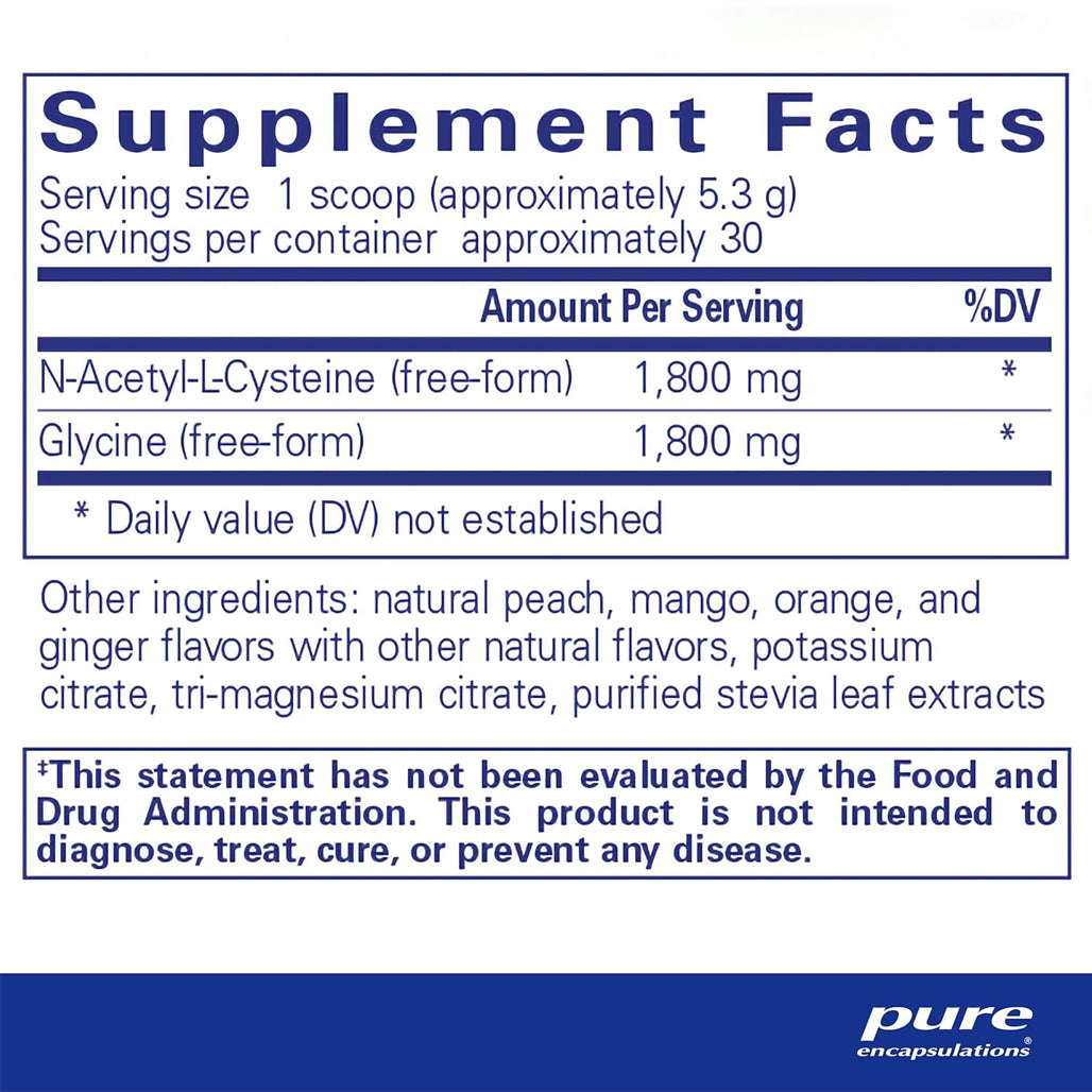 NAC + Glycine Powder 5.6 oz Pure Encapsulations