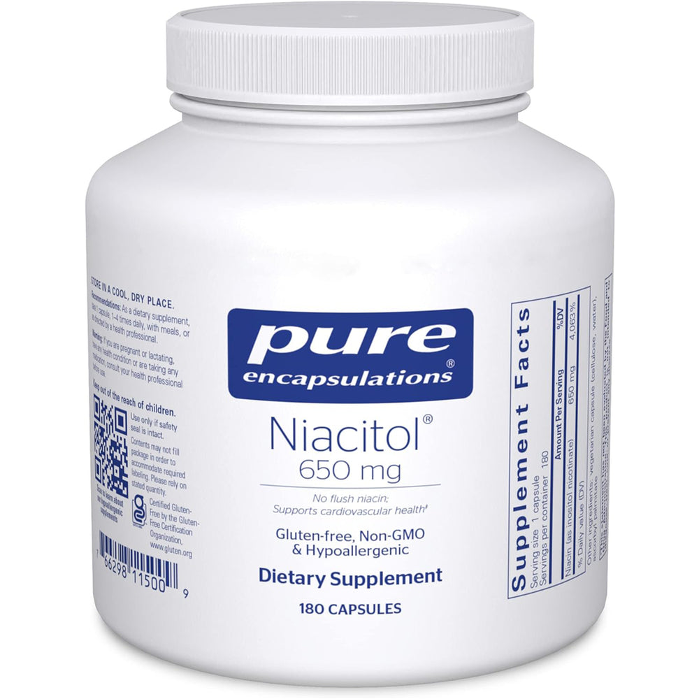 Pure Encapsulations Niacitol 650 bottle