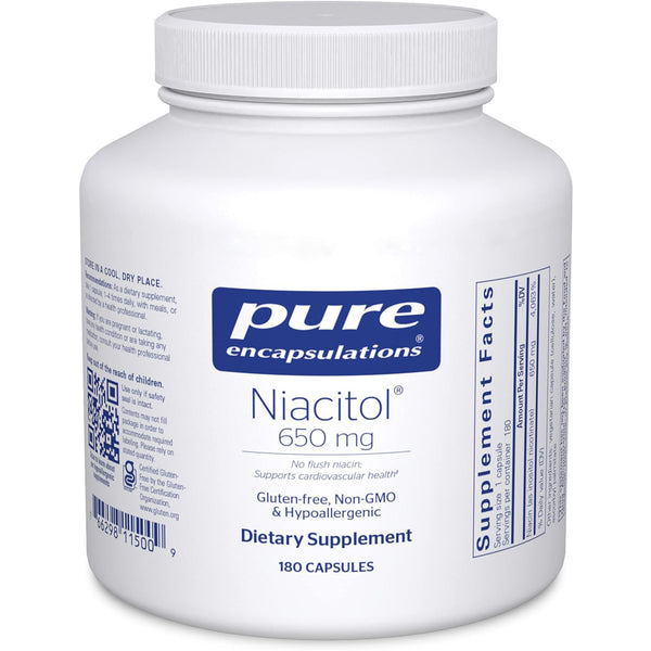 Pure Encapsulations Niacitol 650 bottle