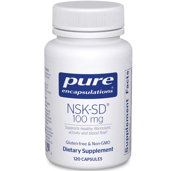 Pure Encapsulations NSK-SD 100mg Nattokinase 120 capsules