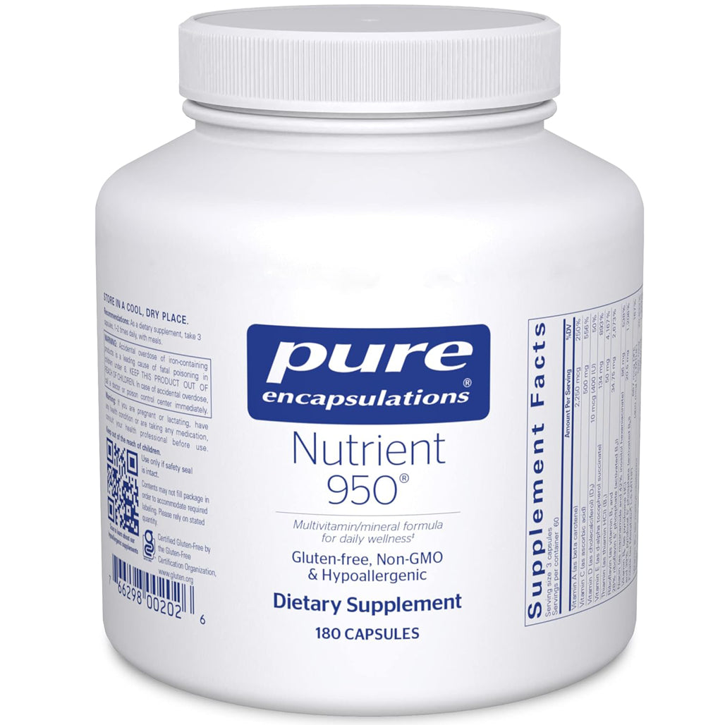 Nutrient 950 by Pure Encapsulations - multivitamin multi mineral formula for daily wellness