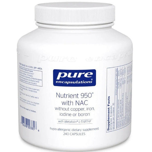 Nutrient 950 with NAC without Copper, Iron , Iodine and Boron