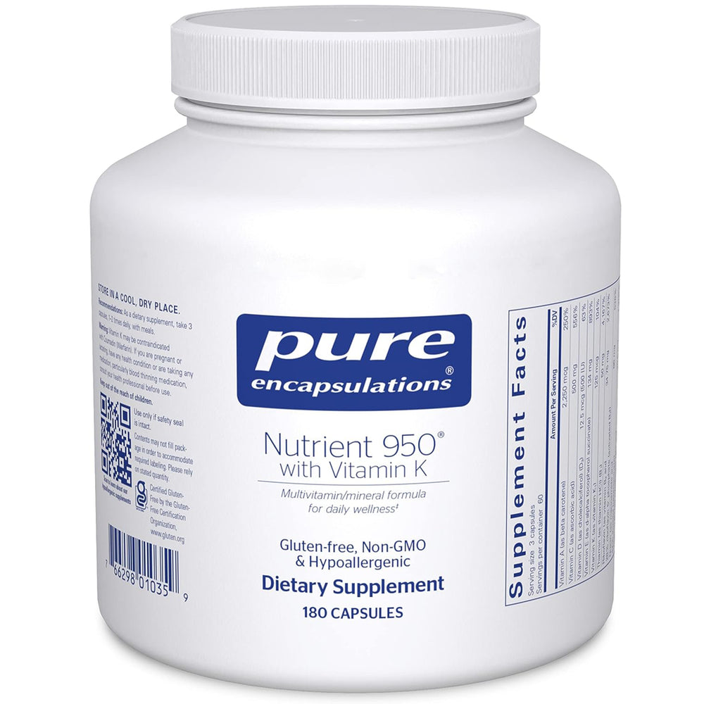 Pure Encapsulations Nutrient 950 with Vitamin K bottle
