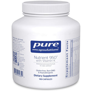 Pure Encapsulations Nutrient 950 with Vitamin K bottle