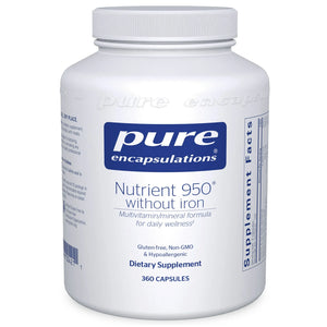 Pure Encapsulations Nutrient 950 without Iron - 360 Capsules
