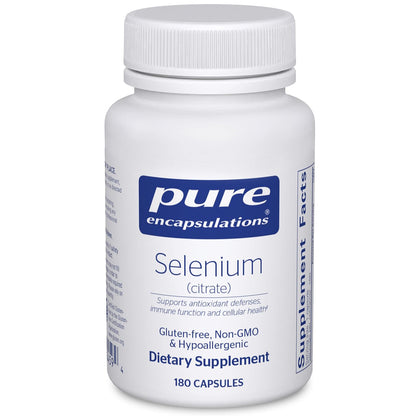 Pure Encapsulations Selenium citrate 200mcg 180 Capsules