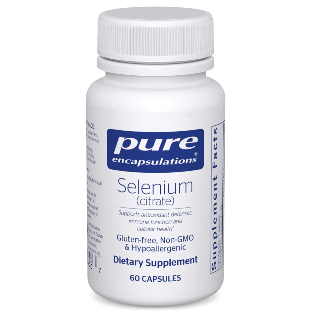 Pure Encapsulations Selenium citrate 200mcg 60 Capsules