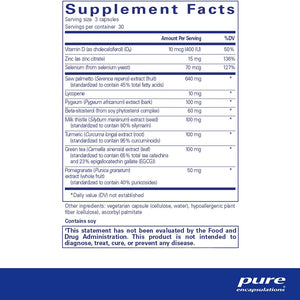 Pure Encapsulations SP Ultimate supplements facts