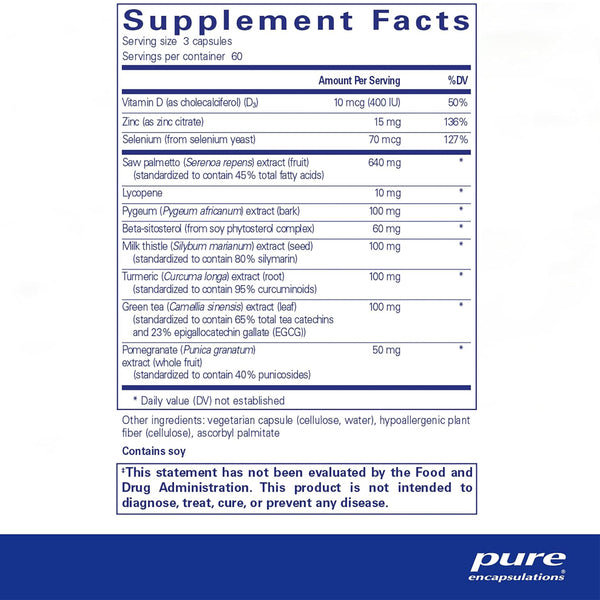 Pure Encapsulations SP Ultimate supplement ingredients