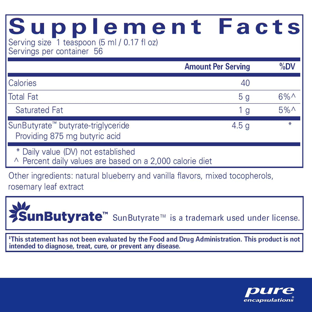 SunButyrate-TG liquid Pure Encapsulations