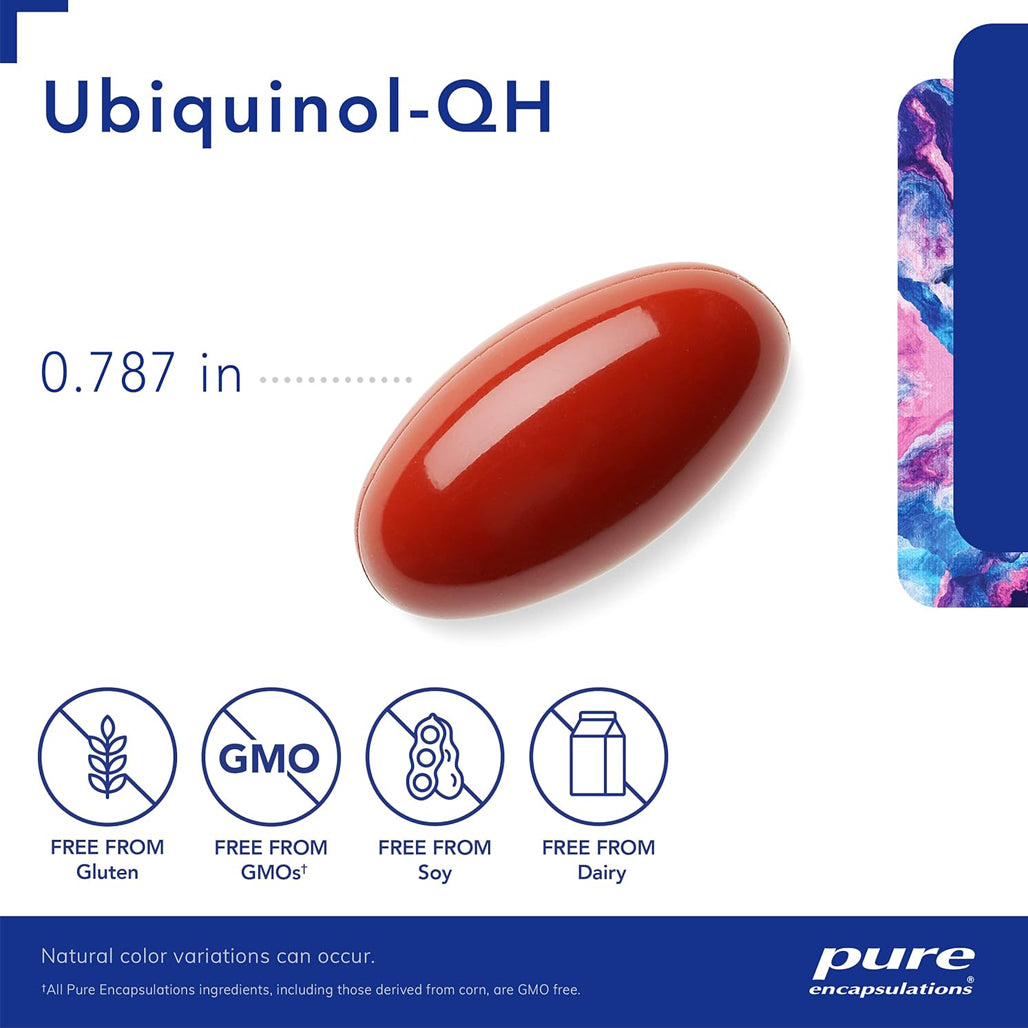 Pure Encapsulations Ubiquinol-QH 50 mg