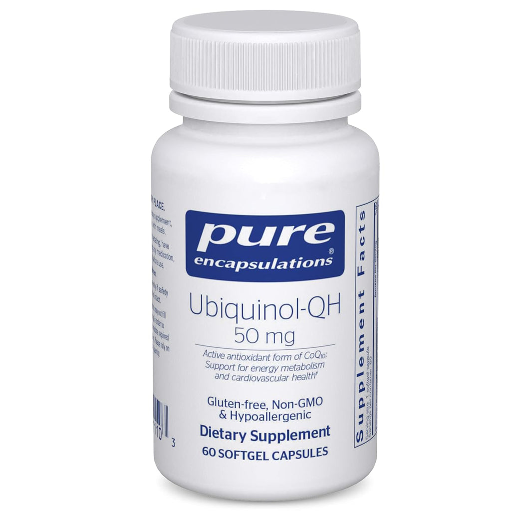 Pure Encapsulations Ubiquinol-QH 50 mg bottle