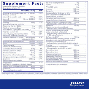 Pure Encapsulations UltraDetox 10-Day Pure Pack supplements facts