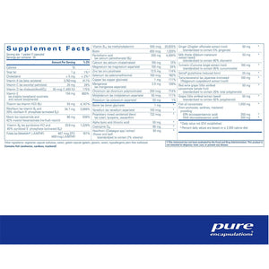 Pure Encapsulations UltraPure Pack supplements facts