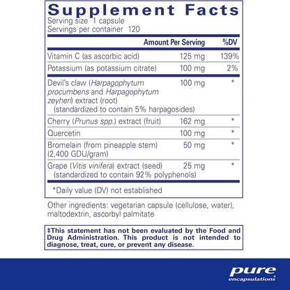 Uric Acid Formula Pure Encapsulations