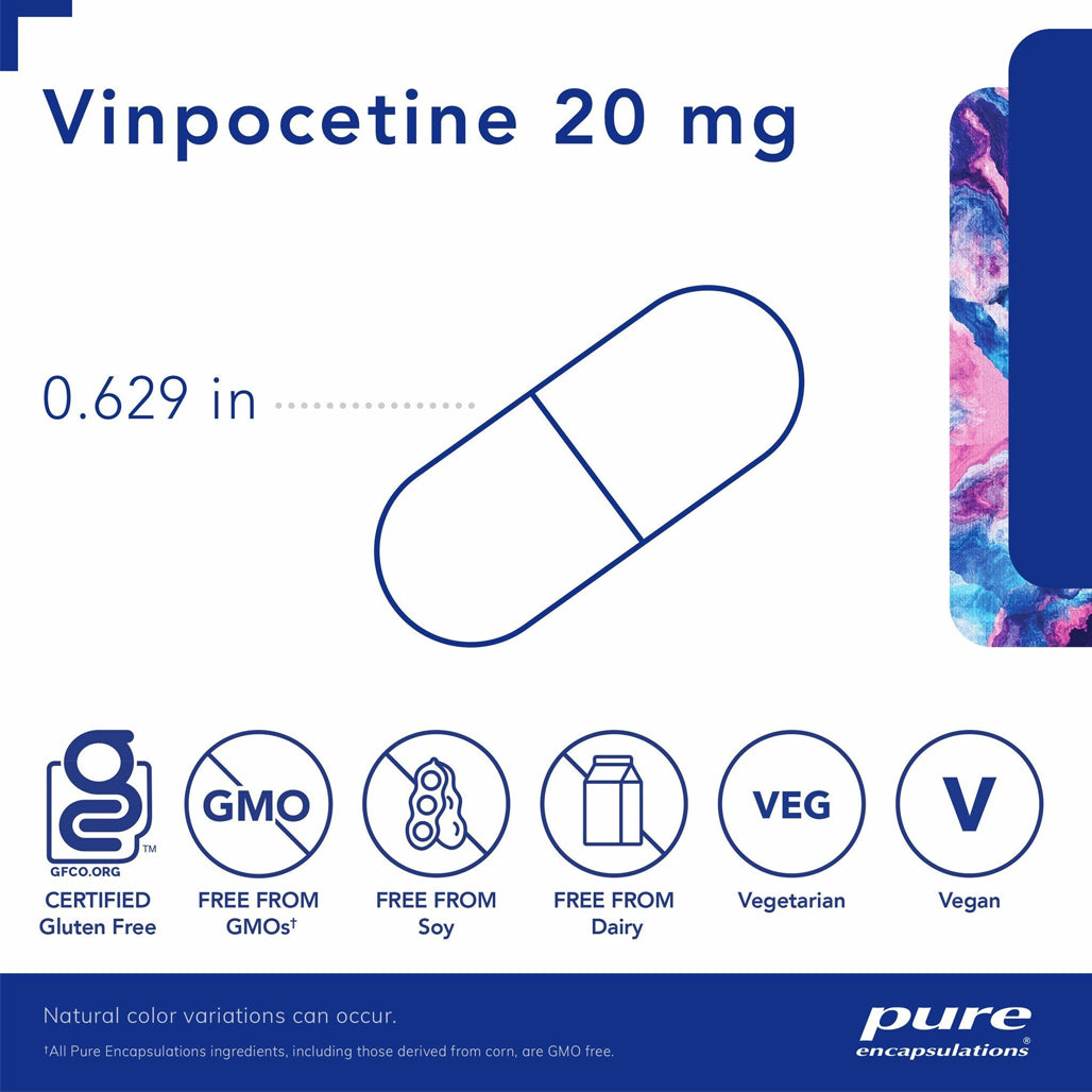 Vinpocetine 20mg Pure Encapsulations