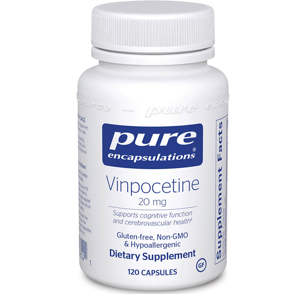 Pure Encapsulations Vinpocetine 20mg bottle