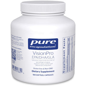 Pure Encapsulations VisionPro EPA/DHA/GLA 180 Softgels