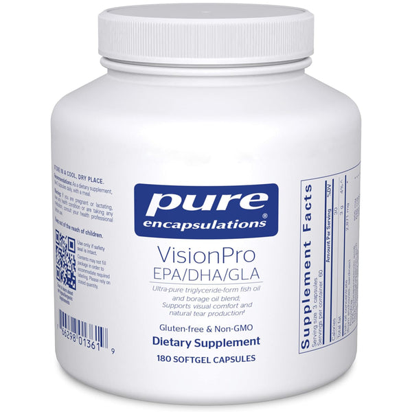 Pure Encapsulations VisionPro EPA/DHA/GLA 180 Softgels
