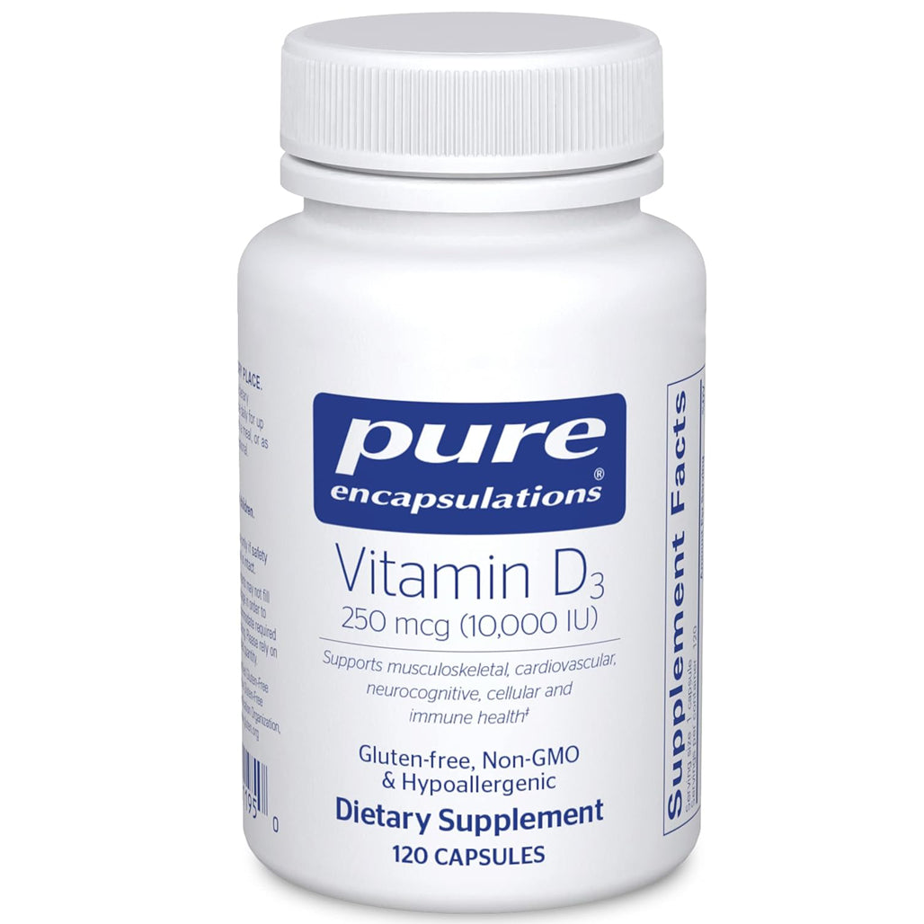 Pure Encapsulations Vitamin D3 120 Capsules