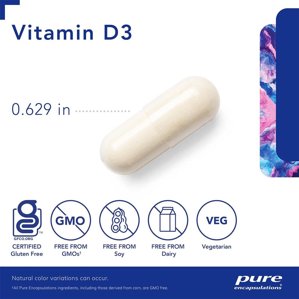 Pure Encapsulations Vitamin D3 supplement