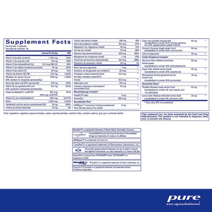 Pure Encapsulations Women's Nutrients supplements facts