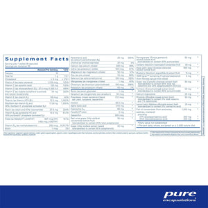Pure Encapsulations Women's Pure Pack supplements facts