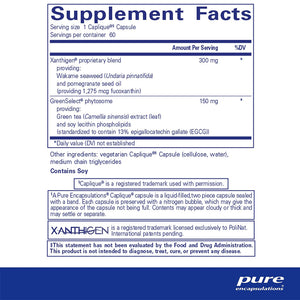 Pure Encapsulations XanthiTrim supplement ingredients