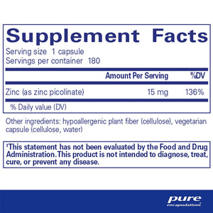 Zinc 15 Pure Encapsulations