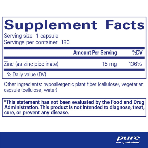 Zinc 15 Pure Encapsulations