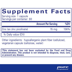 Zinc 15 Pure Encapsulations