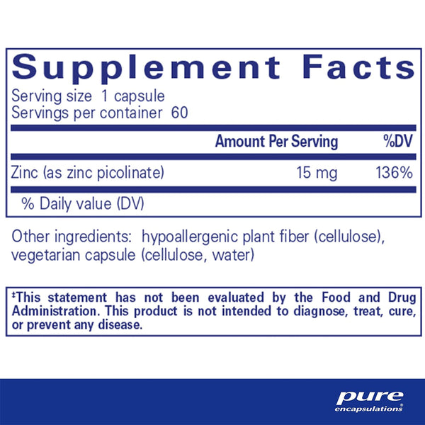 Zinc 15 Pure Encapsulations