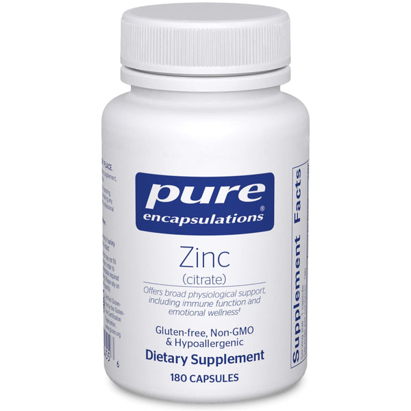 Pure Encapsulations Zinc (citrate) 30 mg 180 Capsules