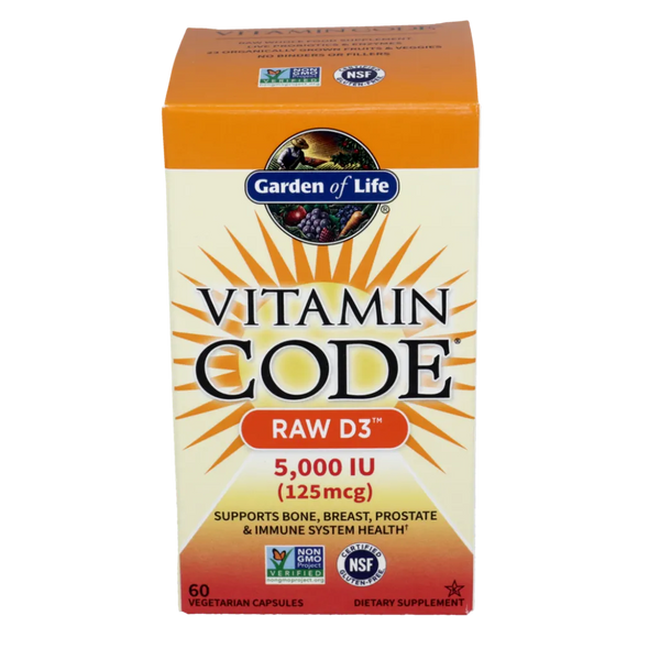 Vitamin Code Raw D3 5000 Garden of life